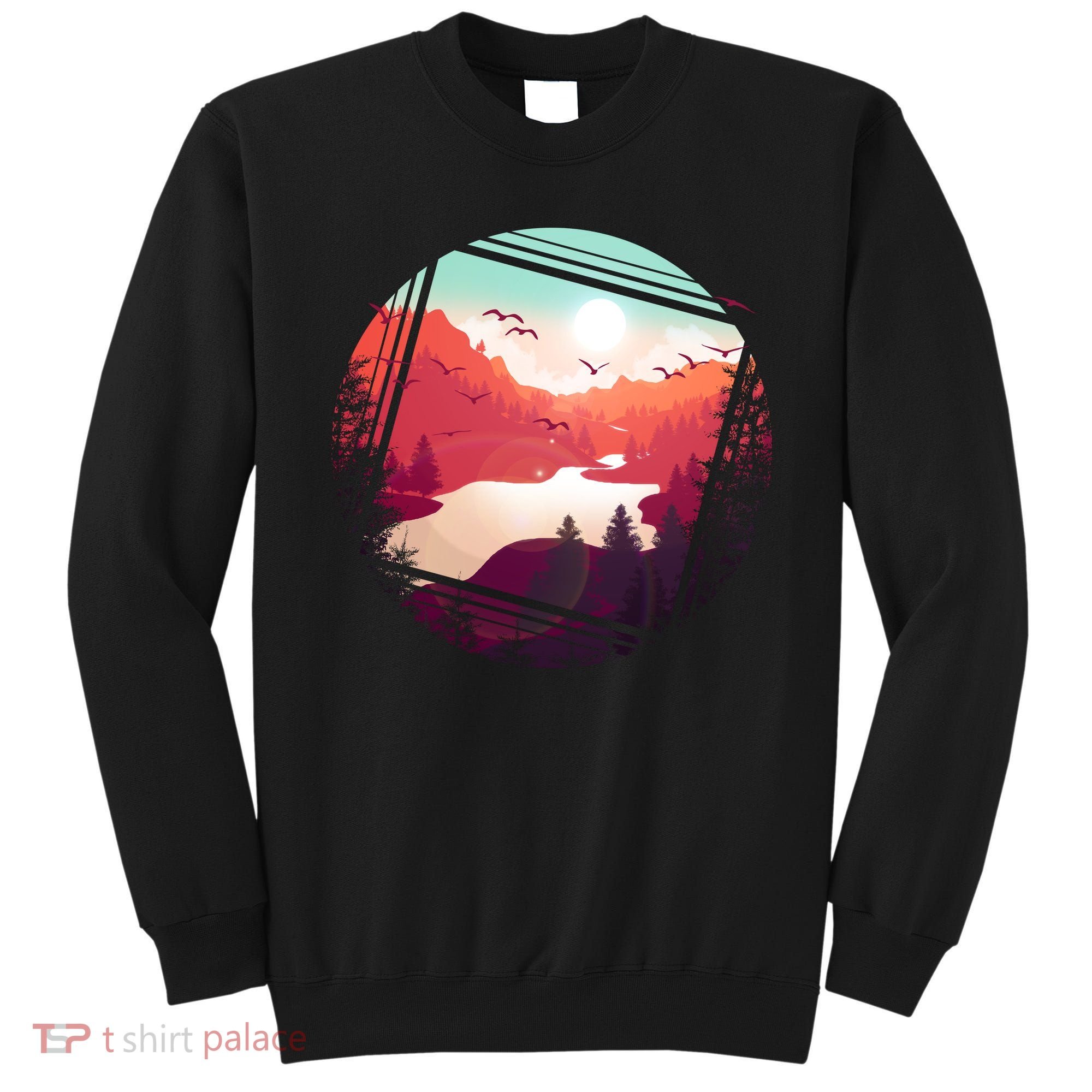 Wilderness Nature Scenery Sweatshirt