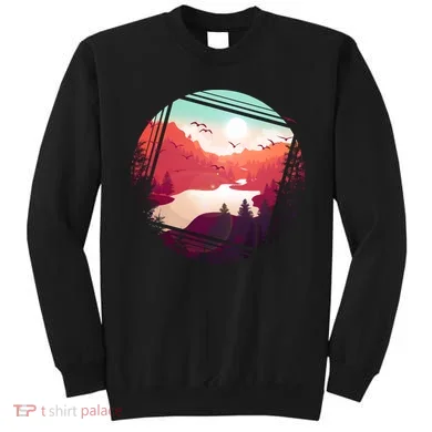 Wilderness Nature Scenery Sweatshirt