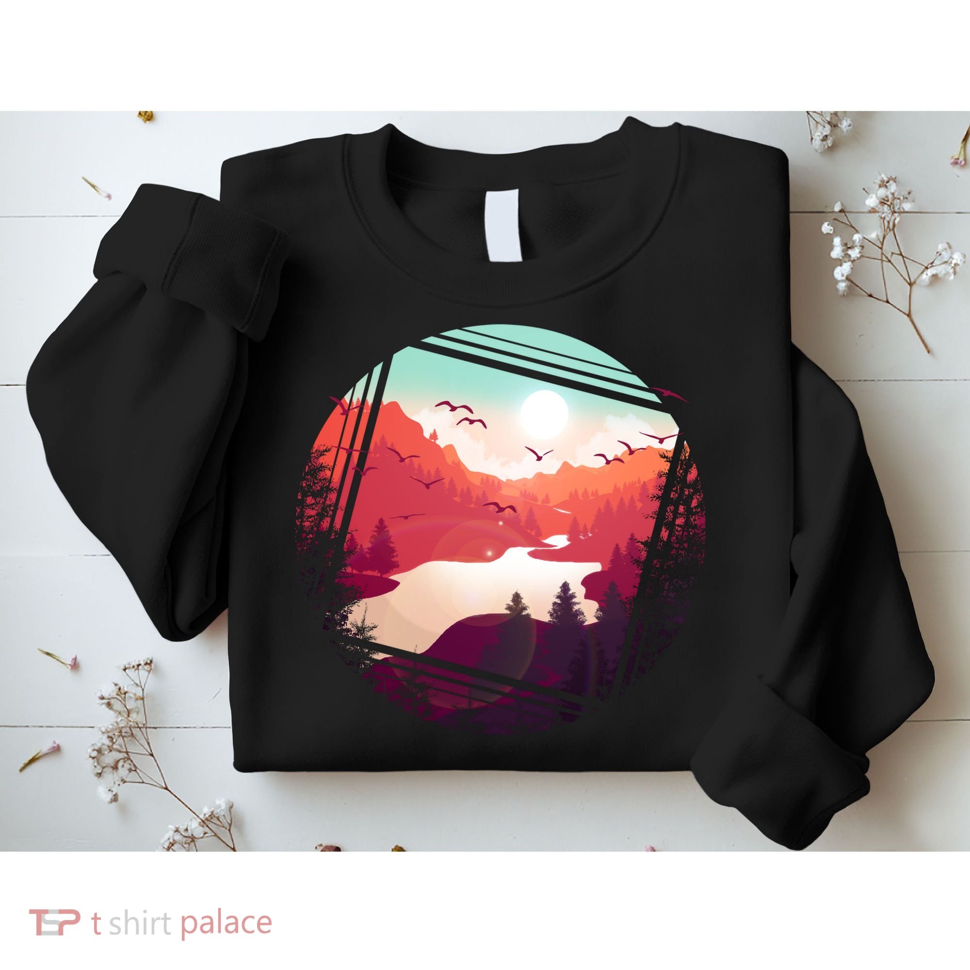 Wilderness Nature Scenery Sweatshirt