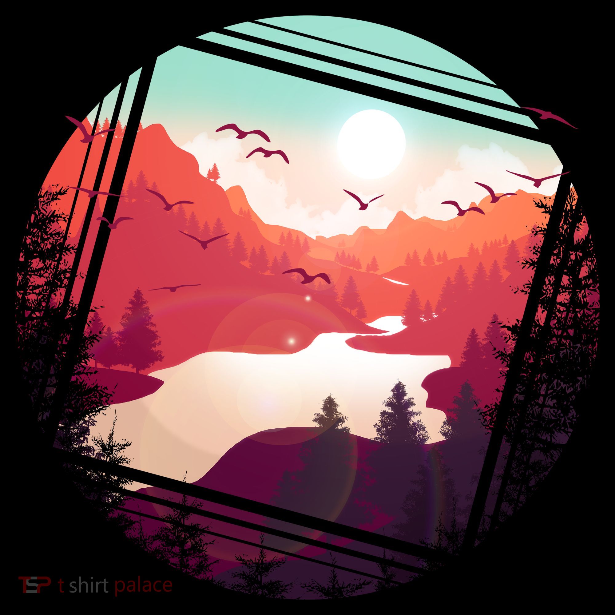 Wilderness Nature Scenery T-Shirt