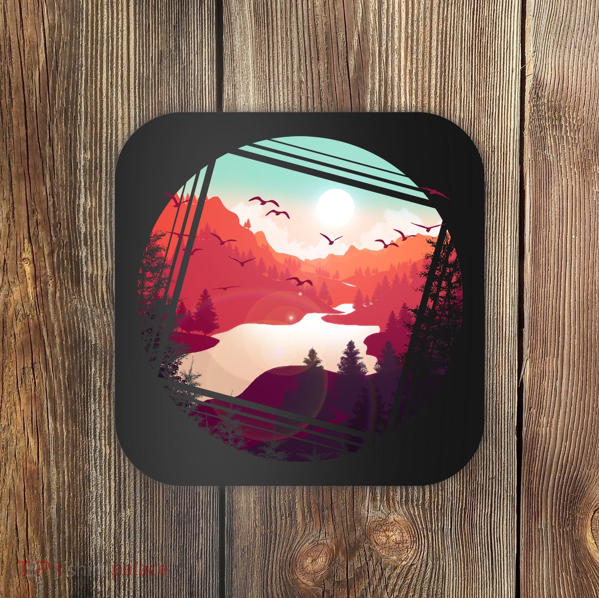 Wilderness Nature Scenery Coaster