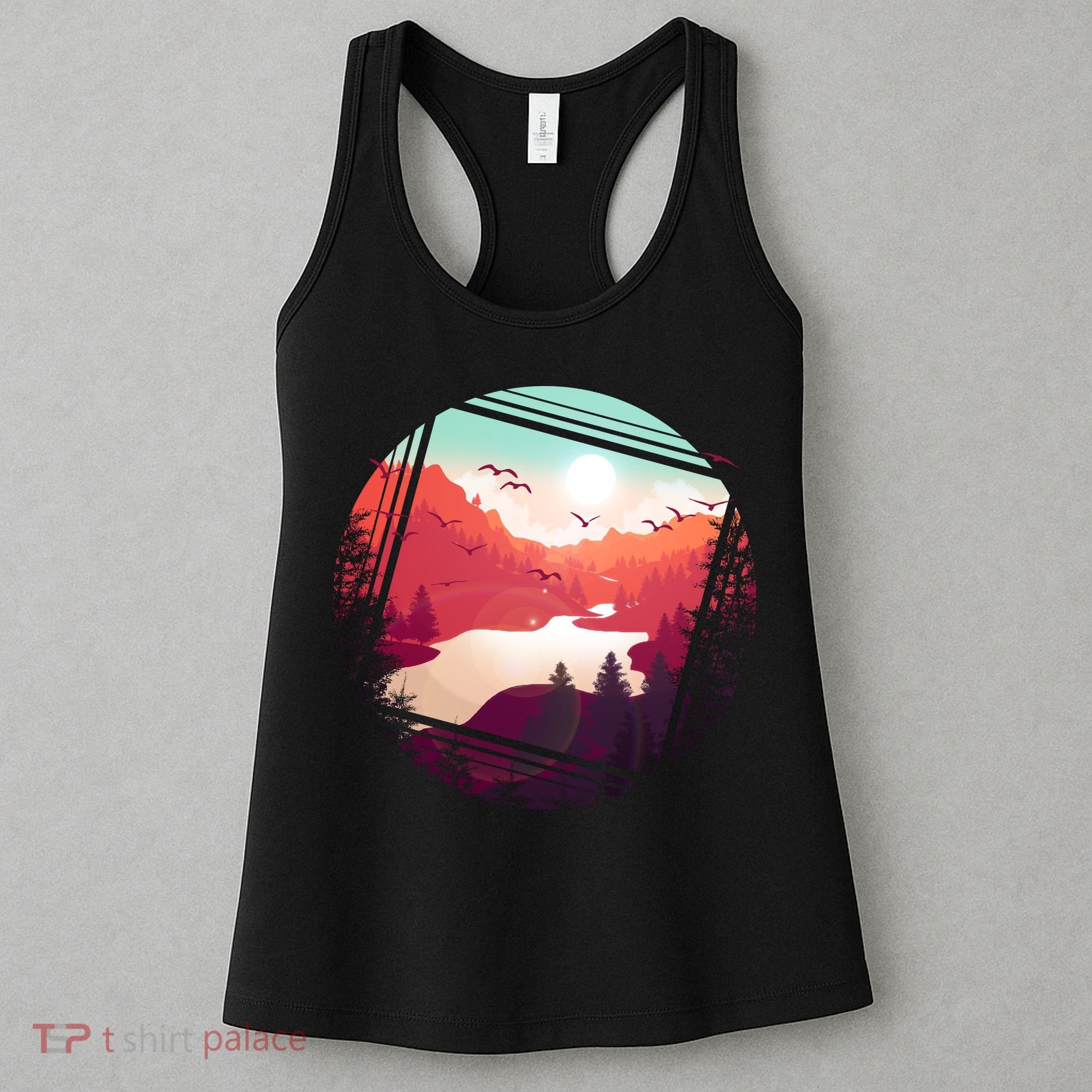 Wilderness Nature Scenery Women's Tank Top