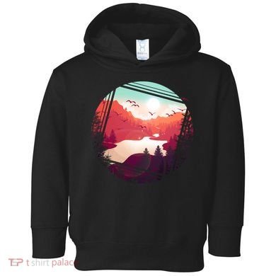 Wilderness Nature Scenery Toddler Hoodie