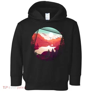 Wilderness Nature Scenery Toddler Hoodie