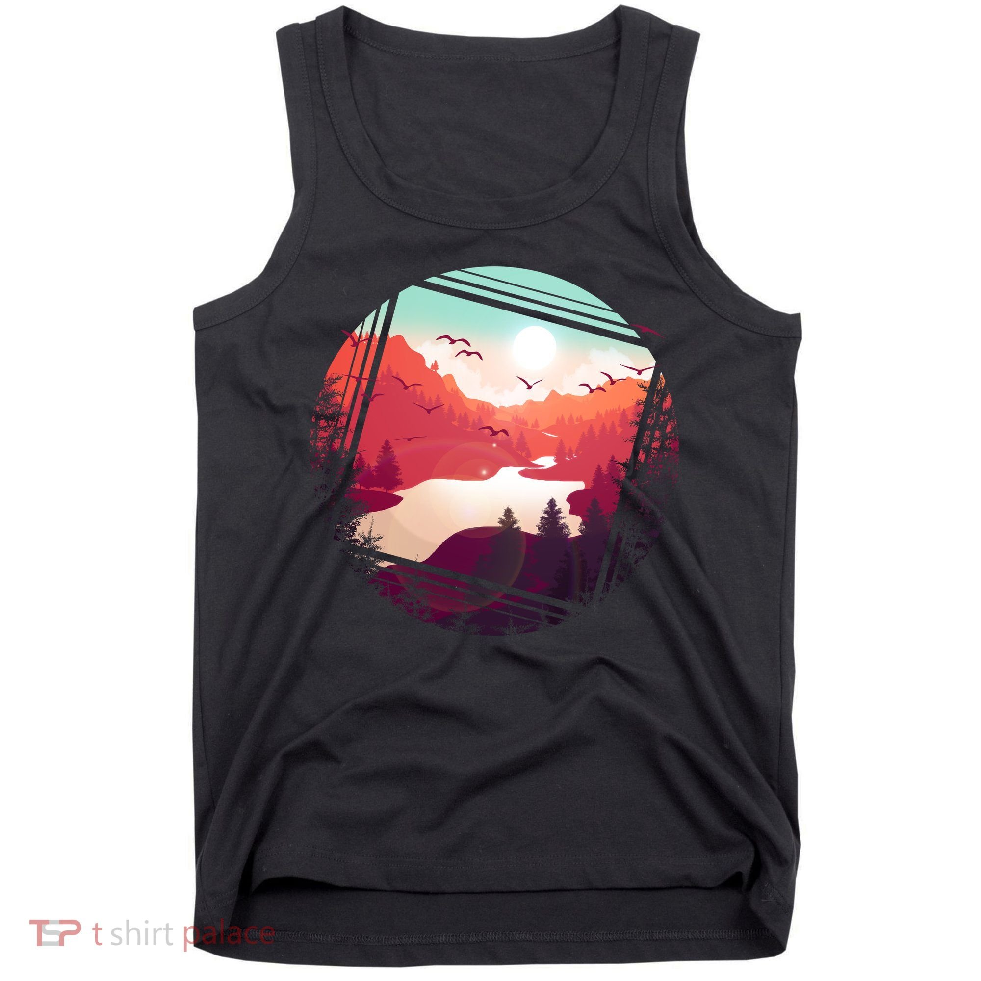 Wilderness Nature Scenery Tank Top