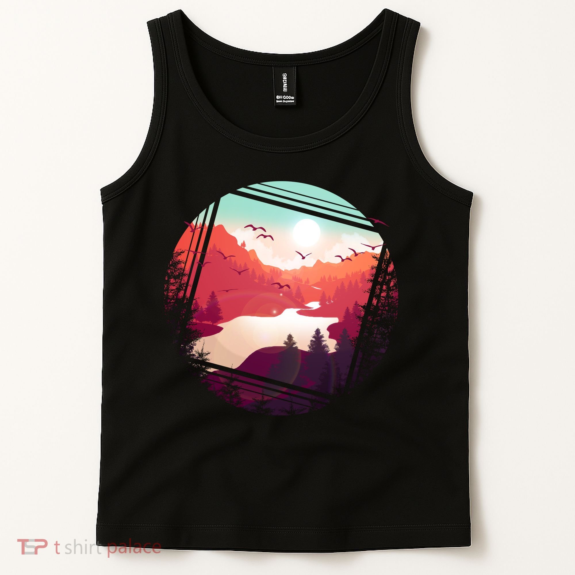 Wilderness Nature Scenery Tank Top