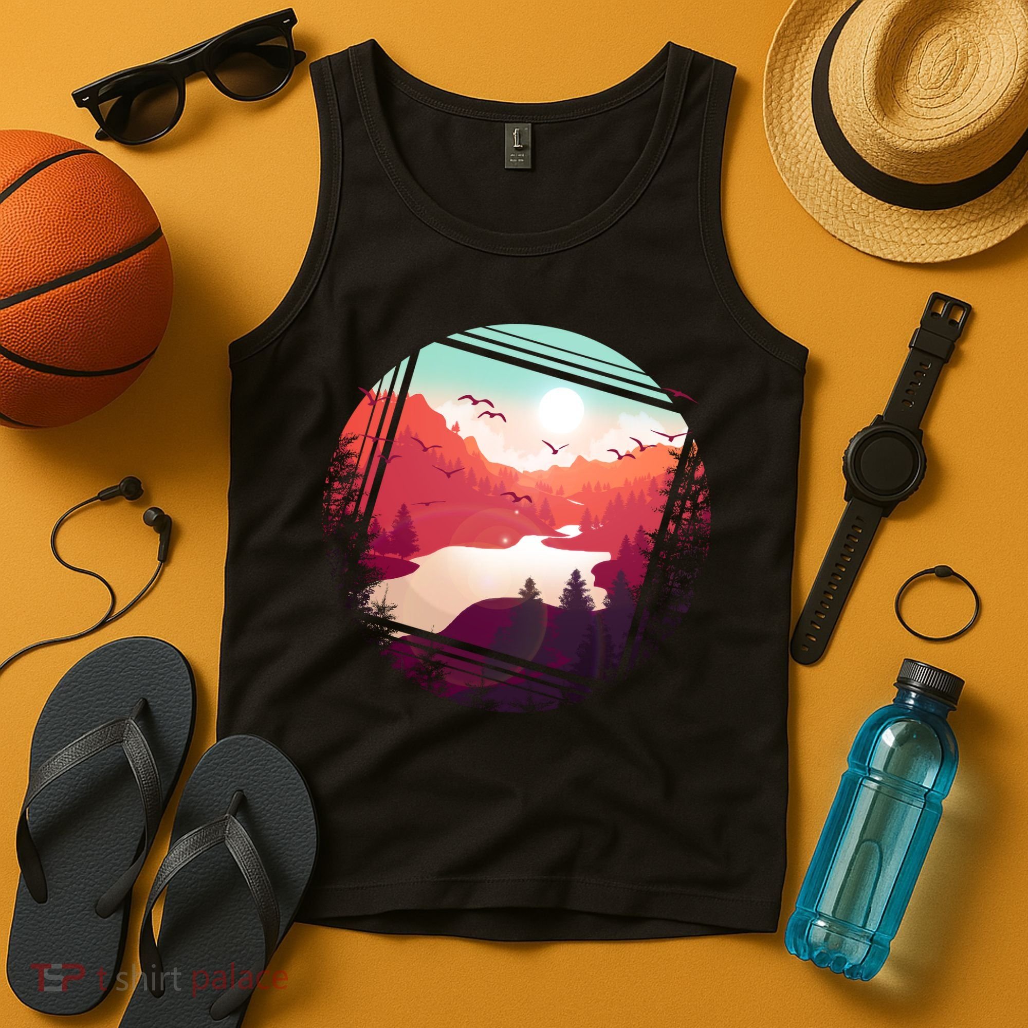 Wilderness Nature Scenery Tank Top