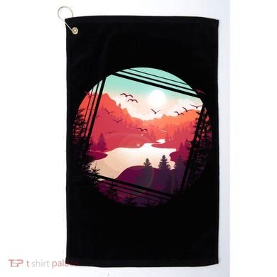 Wilderness Nature Scenery Golf Towel