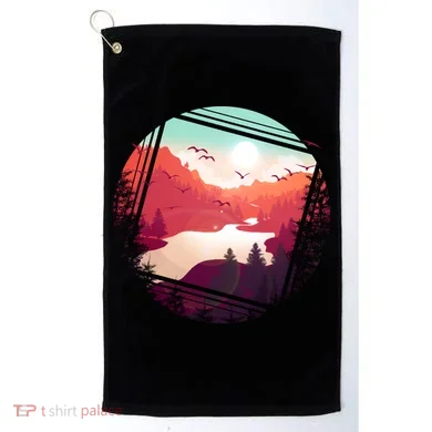 Wilderness Nature Scenery Golf Towel
