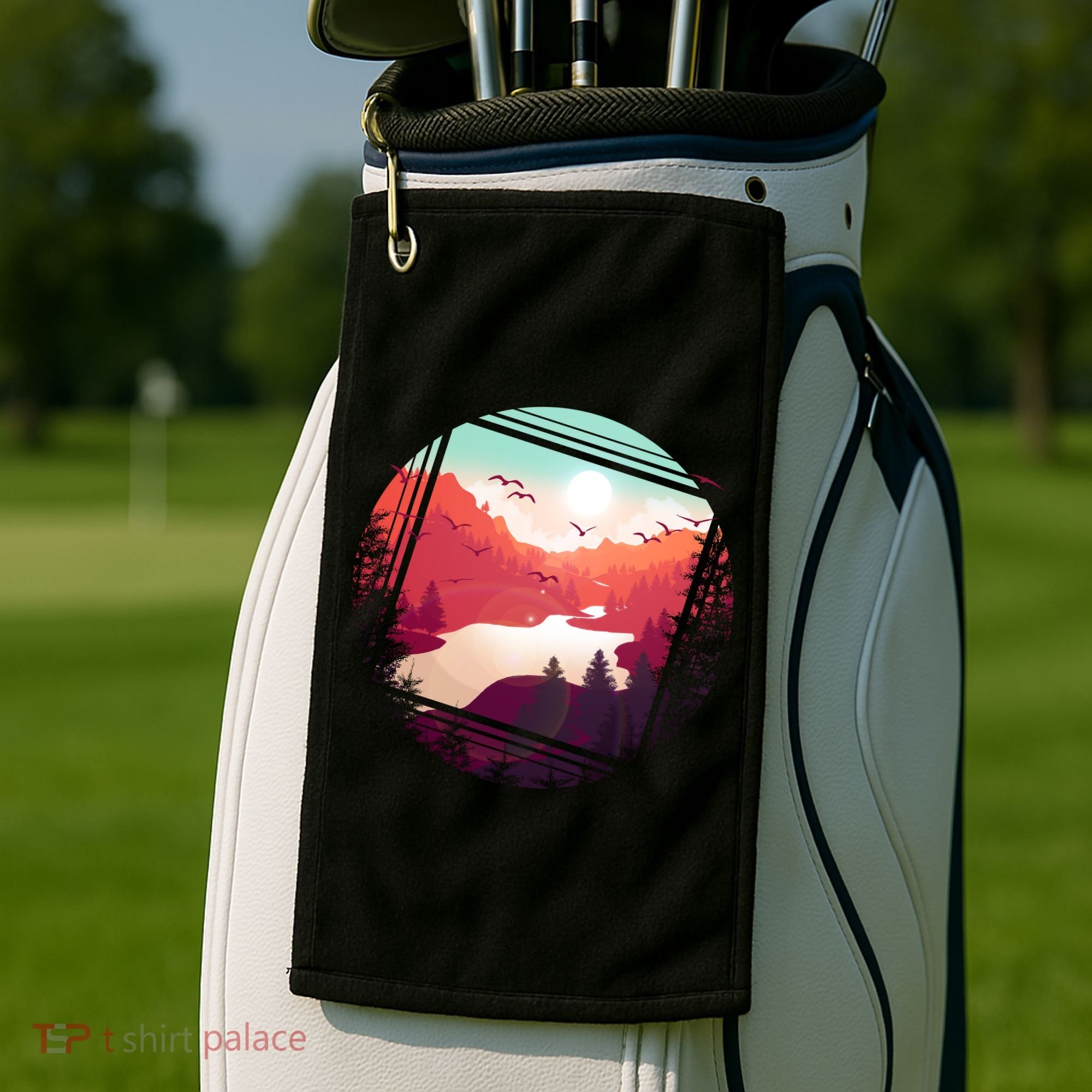 Wilderness Nature Scenery Golf Towel