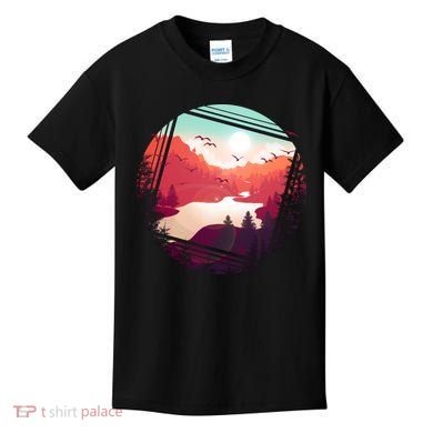 Wilderness Nature Scenery Kids T-Shirt