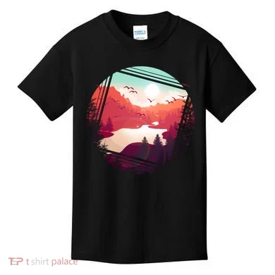 Wilderness Nature Scenery Kids T-Shirt