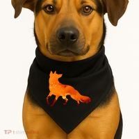 Wildfire Fox USA-Made Doggie Bandana thumb 1
