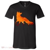 Wildfire Fox V-Neck T-Shirt thumb 0