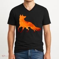 Wildfire Fox V-Neck T-Shirt thumb 2