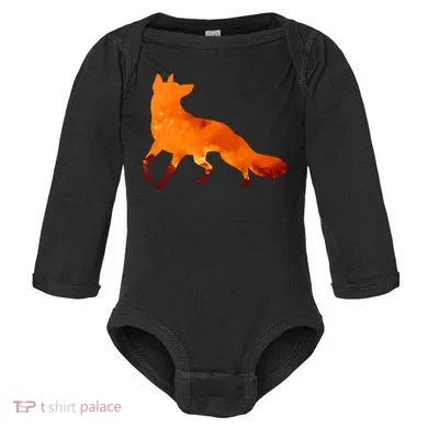 Wildfire Fox Baby Long Sleeve Bodysuit