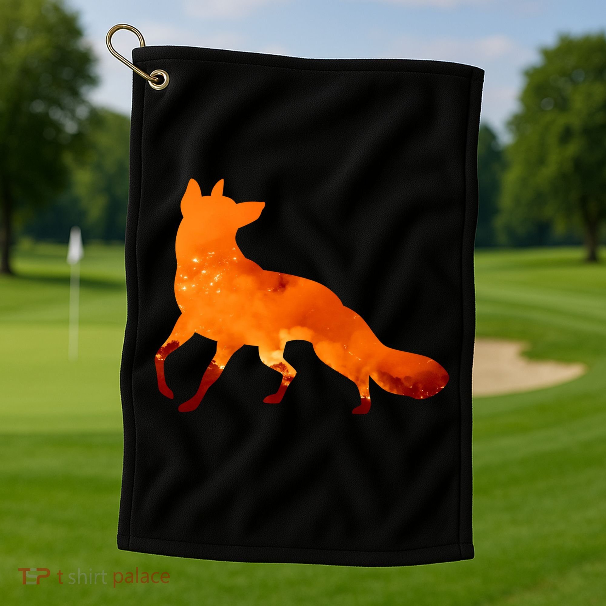 Wildfire Fox Golf Towel
