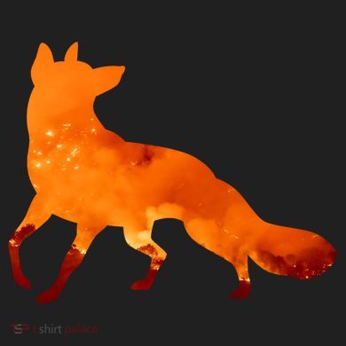 Wildfire Fox Plastic Christmas Ball Ornament
