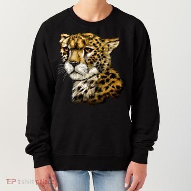 Wildlife - Big Face Cheetah Portrait Women's Sweatshirt
