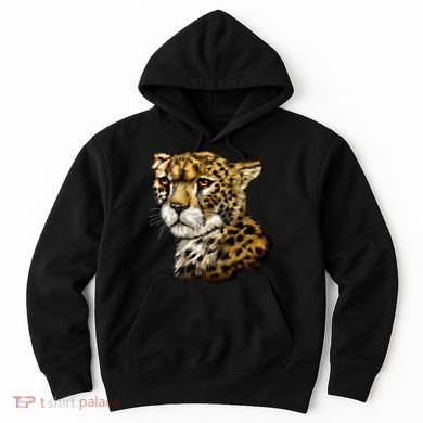 Wildlife - Big Face Cheetah Portrait Hoodie