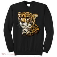 Wildlife - Big Face Cheetah Portrait Sweatshirt thumb 0
