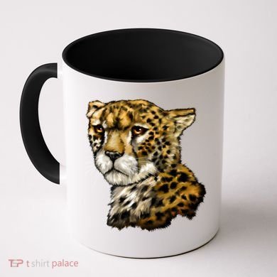 Wildlife - Big Face Cheetah Portrait Coffee Mug
