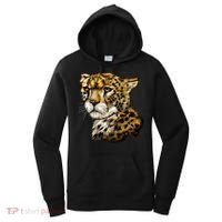 Wildlife - Big Face Cheetah Portrait Women's Hoodie thumb 0