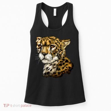 Wildlife - Big Face Cheetah Portrait Women's Tank Top