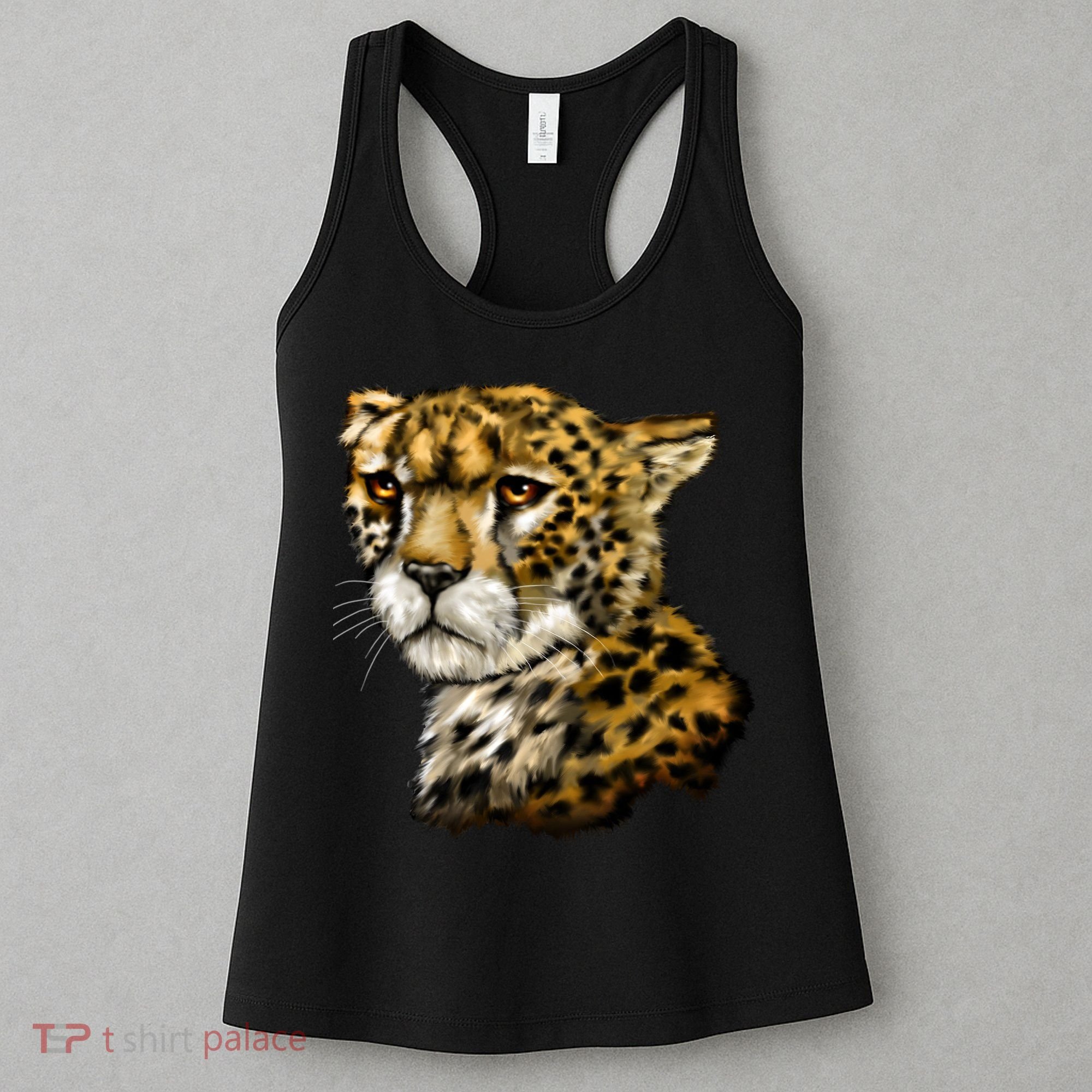 Wildlife - Big Face Cheetah Portrait Women's Tank Top