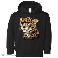 Wildlife - Big Face Cheetah Portrait Toddler Hoodie thumb 0