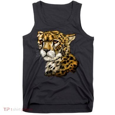 Wildlife - Big Face Cheetah Portrait Tank Top