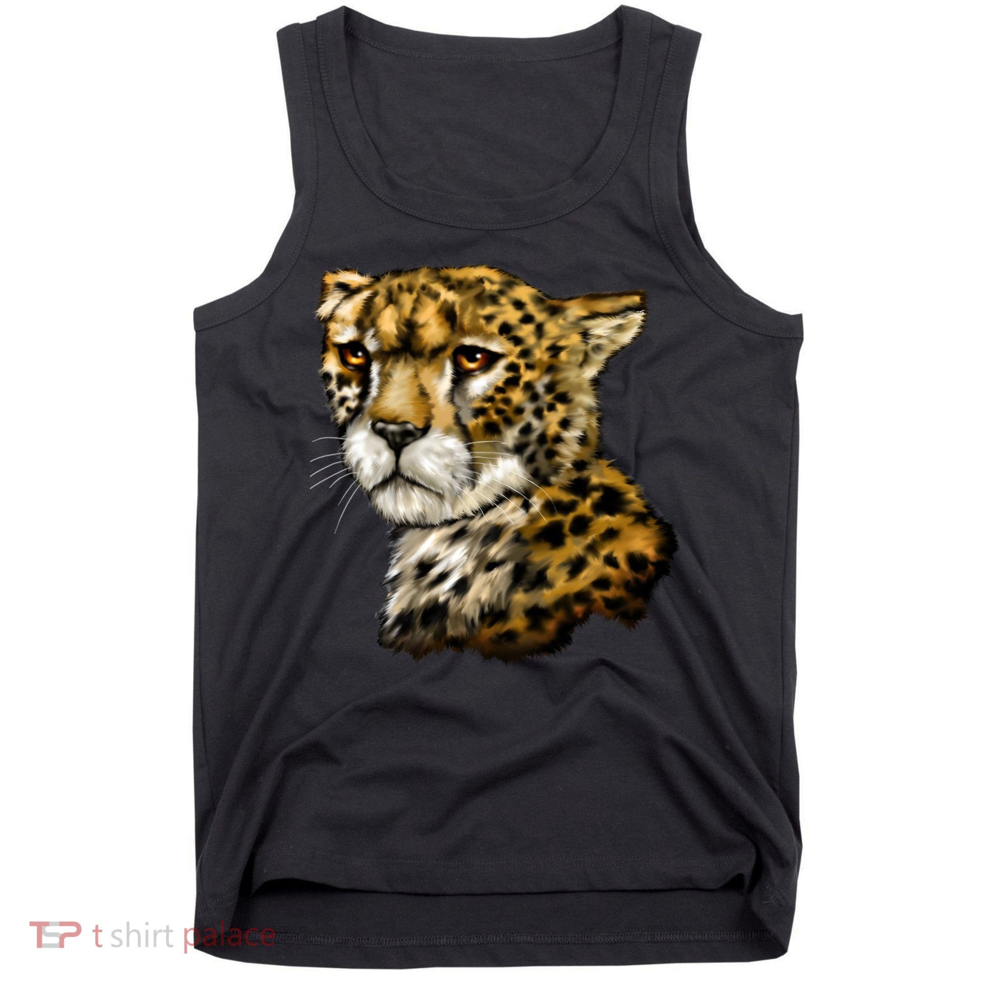 Wildlife - Big Face Cheetah Portrait Tank Top