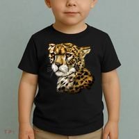 Wildlife - Big Face Cheetah Portrait Toddler T-Shirt thumb 2