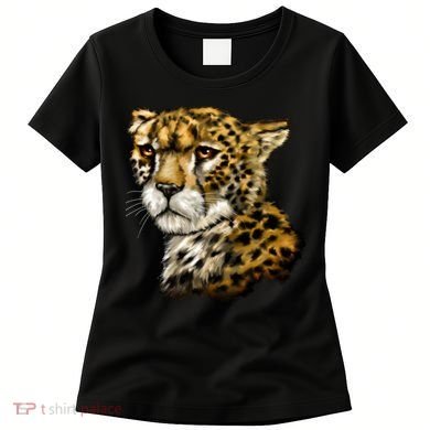 Wildlife - Big Face Cheetah Portrait Women's T-Shirt