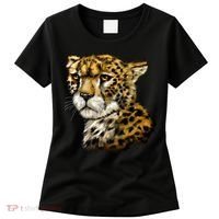 Wildlife - Big Face Cheetah Portrait Women's T-Shirt thumb 0