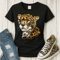 Wildlife - Big Face Cheetah Portrait Women's T-Shirt thumb 3