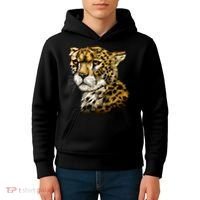 Wildlife - Big Face Cheetah Portrait Kids Hoodie thumb 4