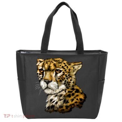 Wildlife - Big Face Cheetah Portrait Tote Bag