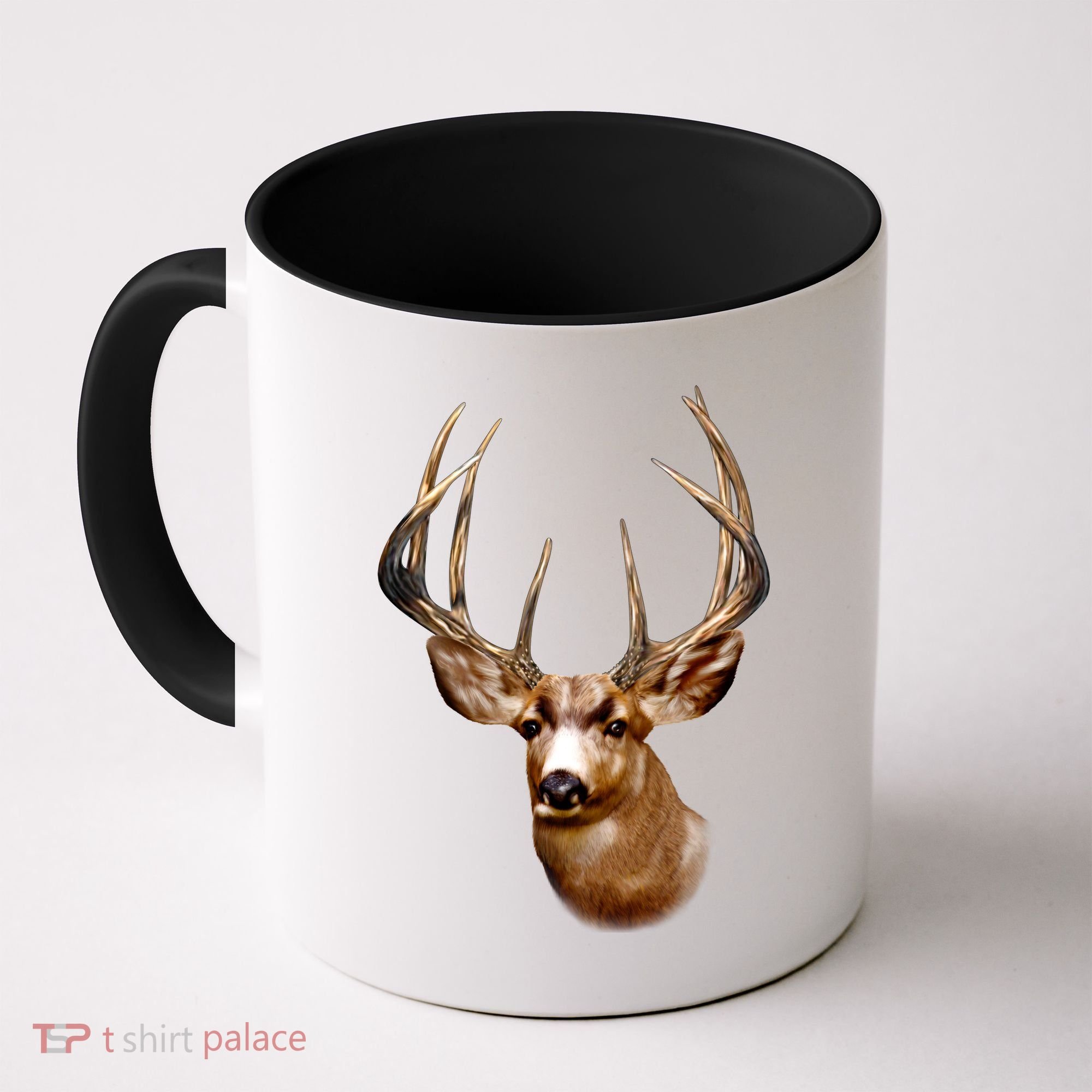 Wildlife - Big Face Deer Head Portrait Coffee Mug