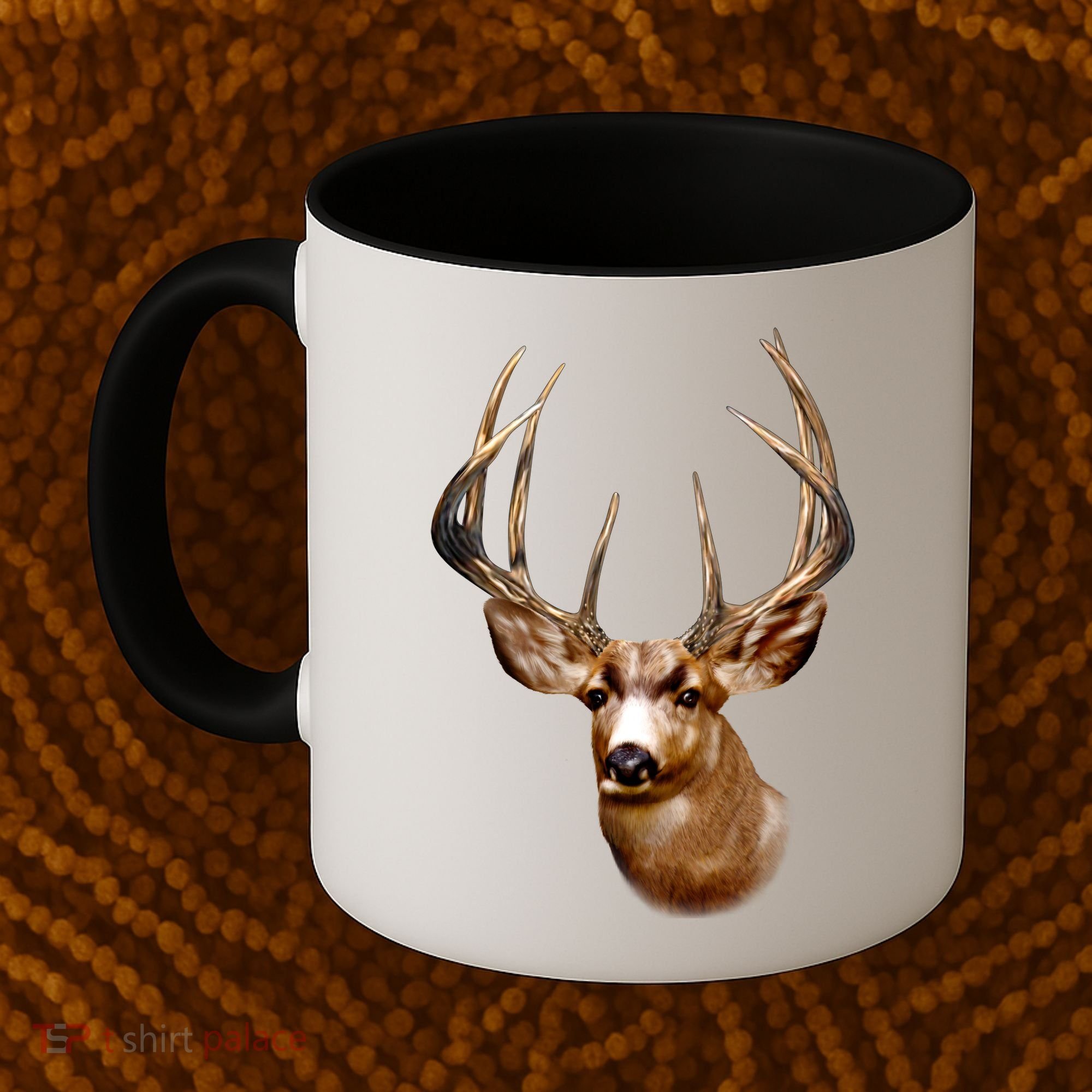Wildlife - Big Face Deer Head Portrait Coffee Mug