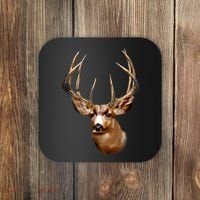 Wildlife - Big Face Deer Head Portrait Coaster thumb 0