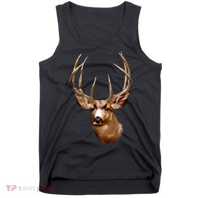 Wildlife - Big Face Deer Head Portrait Tank Top
