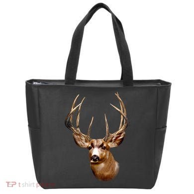 Wildlife - Big Face Deer Head Portrait Tote Bag