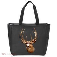Wildlife - Big Face Deer Head Portrait Tote Bag thumb 0