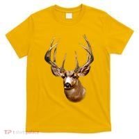 Wildlife - Big Face Deer Head Portrait T-Shirt thumb 0