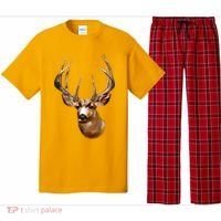 Wildlife - Big Face Deer Head Portrait Pajama Set thumb 0
