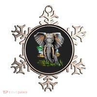 Wildlife - Big Face Elephant Portrait Ornament thumb 0