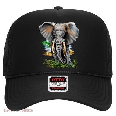Wildlife - Big Face Elephant Portrait Hat