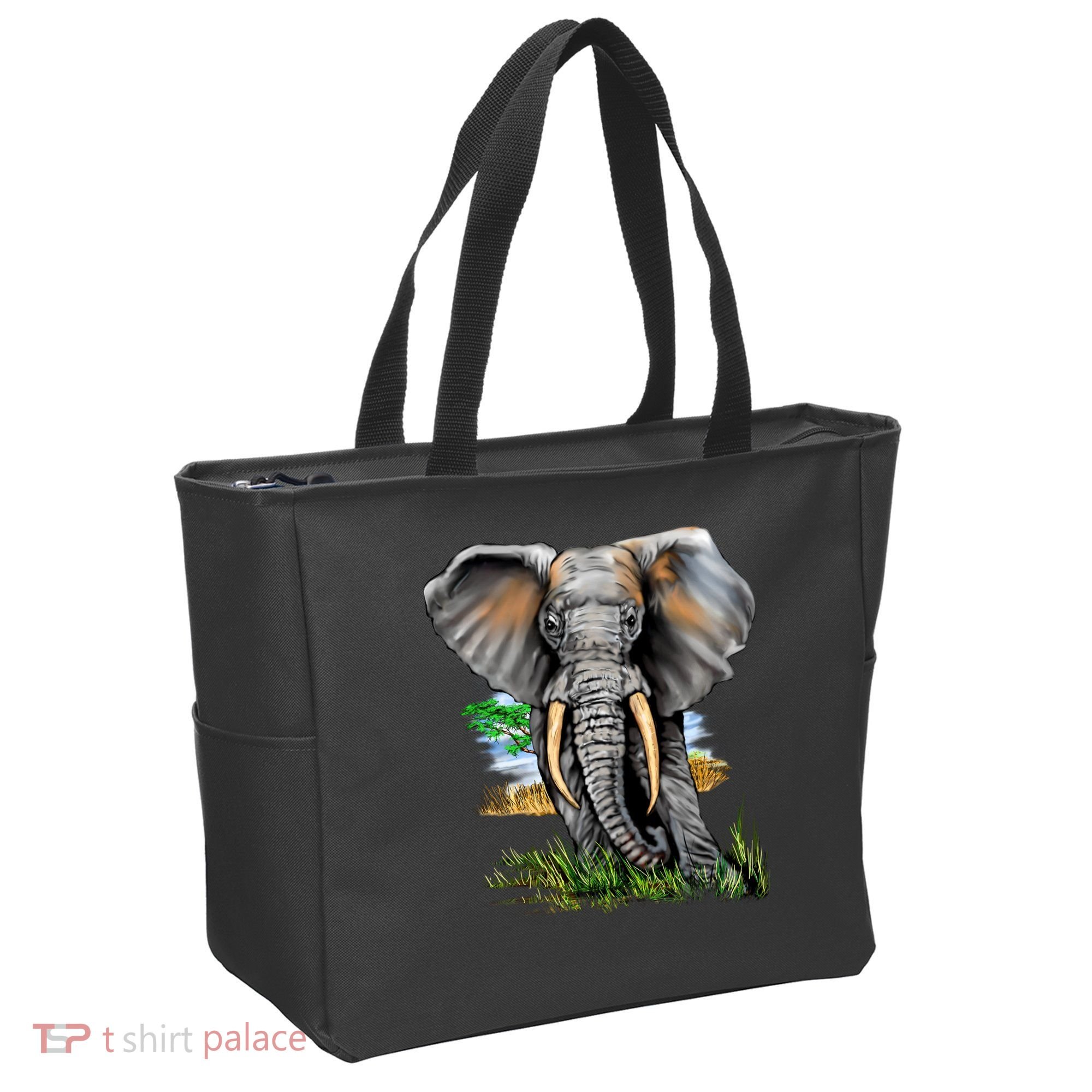 Wildlife - Big Face Elephant Portrait Tote Bag