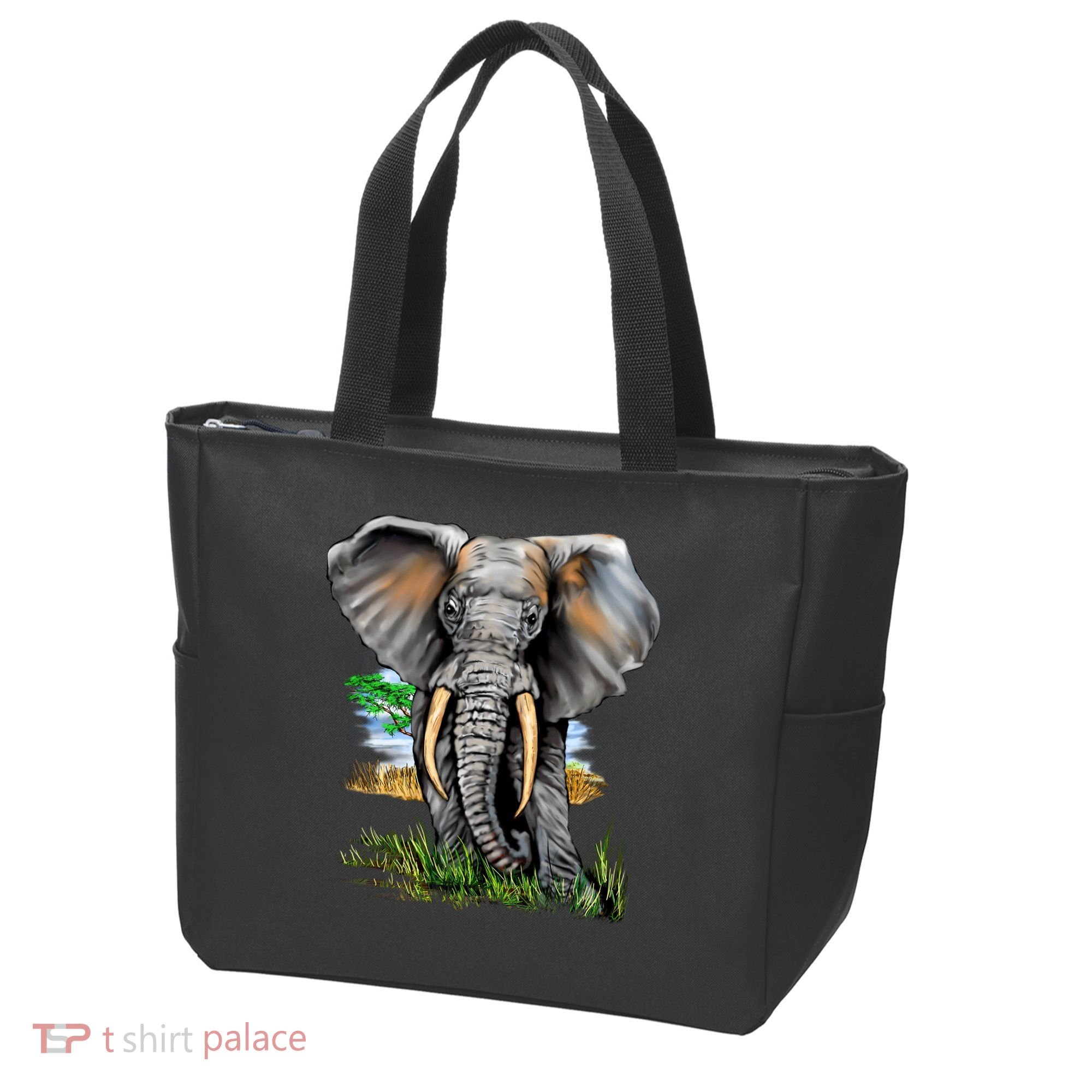 Wildlife - Big Face Elephant Portrait Tote Bag